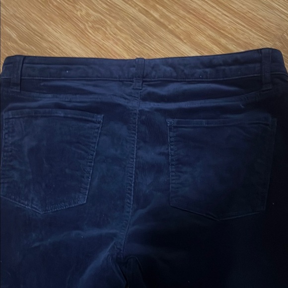 Talbots Blue Ankle Cropped Jeans cords size 10 like new - Picture 6 of 6